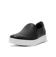 FitFlop Women's Rally Slip-On Platform Skate Sneakers