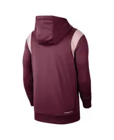 Men's Nike Maroon Virginia Tech Hokies 2022 Game Day Sideline Performance Pullover Hoodie