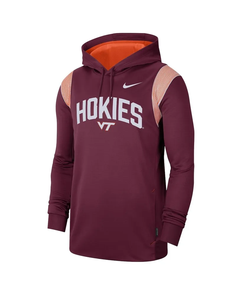 Men's Nike Maroon Virginia Tech Hokies 2022 Game Day Sideline Performance Pullover Hoodie