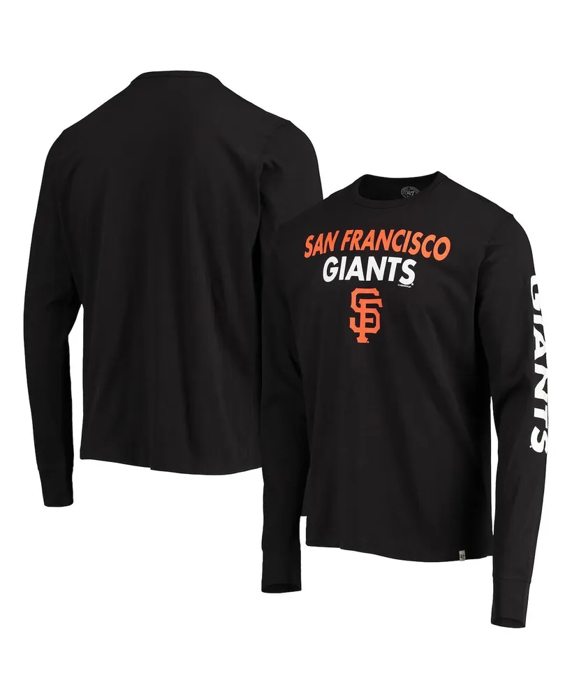 Men's '47 Gray San Francisco Giants Spring Training Team Bar Long Sleeve T-Shirt