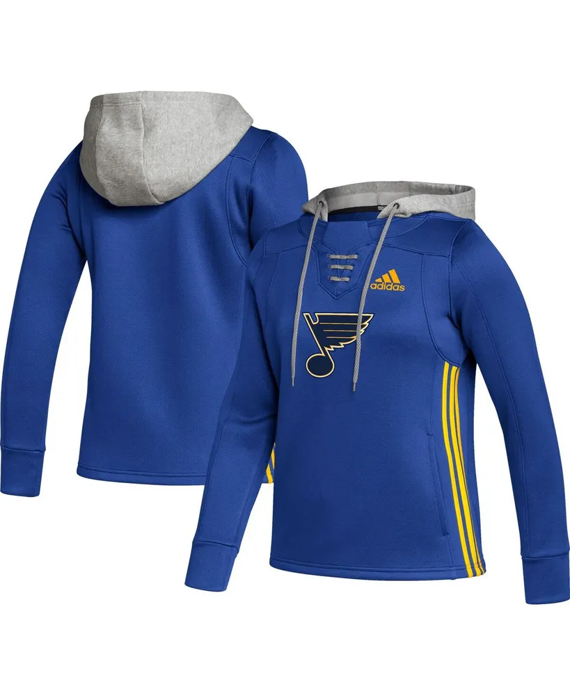 Profile Women's Royal St. Louis Blues Plus Lace-Up Pullover Hoodie