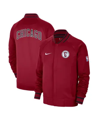Men's Nike Red, White Chicago Bulls 2022/23 City Edition Showtime Thermaflex Full-Zip Jacket