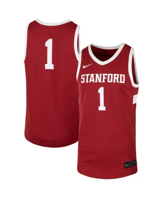 Men's Nike #1 Cardinal Stanford Team Replica Basketball Jersey