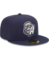 Men's New Era Navy San Antonio Missions Authentic Collection Team Home 59FIFTY Fitted Hat