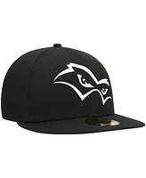 Men's New Era Black Quad Cities River Bandits Authentic Collection Team Alternate 59FIFTY Fitted Hat