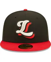 Men's New Era Black Lansing Lugnuts Authentic Collection Team 59FIFTY Fitted Hat