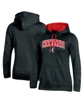 Women's Champion Black Cincinnati Bearcats Arch Logo 2.0 Pullover Hoodie