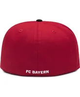 Men's Red, Black Bayern Munich America's Game Fitted Hat