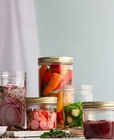 Kilner Wide Mouth Canning Jar 34 oz, Set of 6