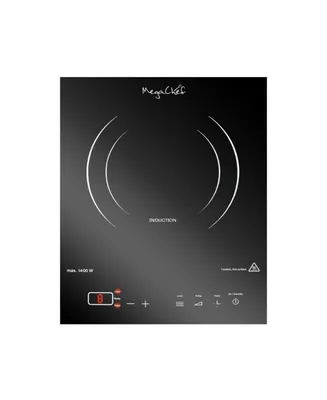 MegaChef Portable Single Induction Cooktop w/ Digital Control Panel