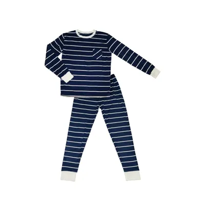Everly Grey Baby Boys Emerson Fitted Long Sleeve Two-Piece Pajamas