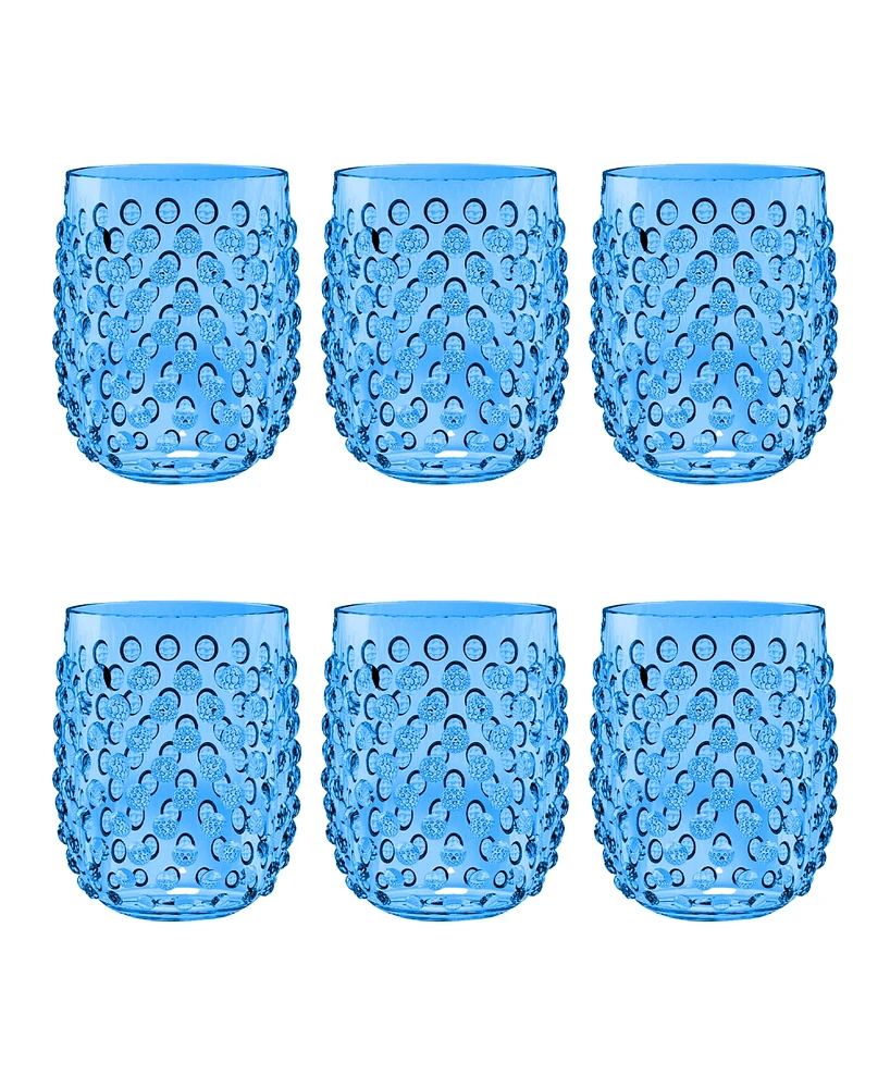 TarHong Hobnail Stemless Set of 6