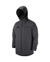 Men's Nike Anthracite Minnesota Golden Gophers Tonal Showtime Full-Zip Hoodie