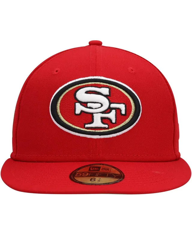 Men's San Francisco 49ers New Era x Alpha Industries Scarlet Alpha 59FIFTY  Fitted Hat