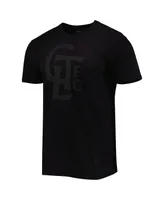 Men's Mitchell & Ness Black Charlotte Fc Blackout T-shirt