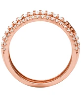 Michael Kors Tapered Baguette and Pave Band Ring