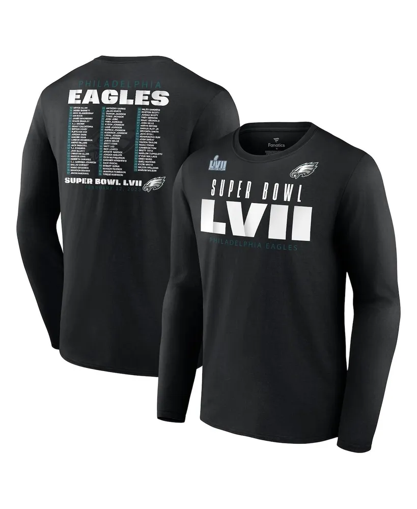 Men's Fanatics Branded Black Philadelphia Eagles Super Bowl LVII Star Trail  Big & Tall T-Shirt