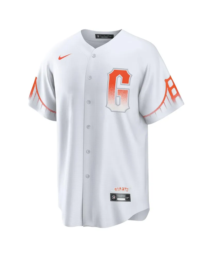 Men's Nike Brandon Crawford White San Francisco Giants City Connect Replica Player Jersey