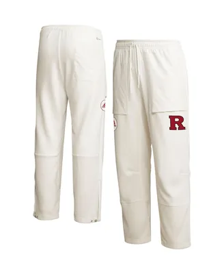 Men's adidas Cream Rutgers Scarlet Knights Aeroready Pants