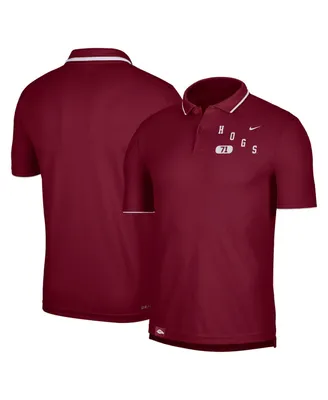 Men's Nike Cardinal Arkansas Razorbacks Wordmark Performance Polo Shirt