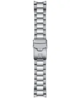 Tissot Men's Swiss Automatic Seastar 1000 Powermatic 80 Gmt Stainless Steel Bracelet Watch 46mm