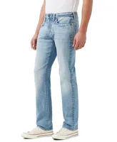 Buffalo David Bitton Men's Straight Six Sanded Jeans