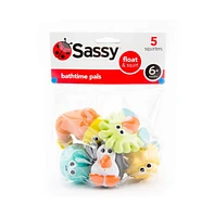 Sassy Baby Baby Sassy Bath time Pals Squirt and Float Toys, 5 Piece - Assorted Pre