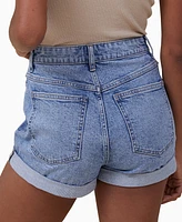 Cotton On Women's High Rise Classic Stretch Denim Short