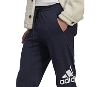 adidas Men's Essentials Single Jersey Tapered Badge of Sport Joggers