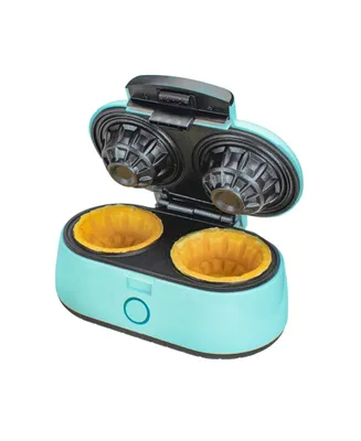 Brentwood Appliances Brentwood Double 3.5 Inch Waffle Bowl Maker in Blue