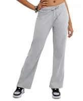 Champion Women's Drawstring-Waist Jersey Cotton Pants