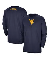 Men's Nike Navy West Virginia Mountaineers Basketball Spotlight Performance Raglan T-shirt