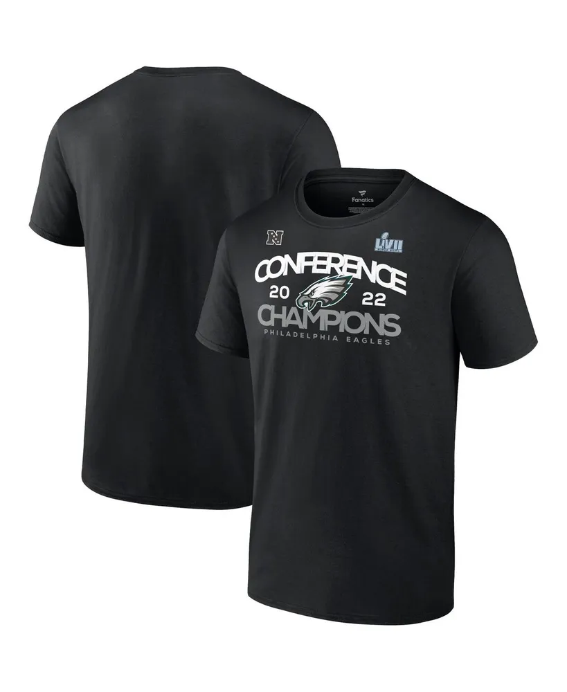 Men's Fanatics Black Philadelphia Eagles 2022 Nfc Champions Shadow Cast T-shirt