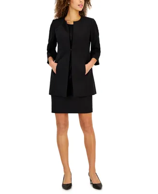 Le Suit Women's 3/4-Sleeve Topper Jacket & Sheath Dress