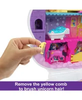 Polly Pocket Rainbow Unicorn Salon - Multi