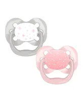 Dr. Browns Advantage Symmetrical Pacifier, Pink, 4 Pack