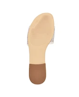 Guess Women's Hammi One Band with Logo and Hardware Flat Sandals