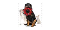 Tuffy Ultimate Gear Ring Red Paw