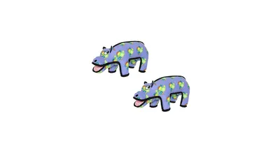 Tuffy Zoo Hippo, 2-Pack Dog Toys