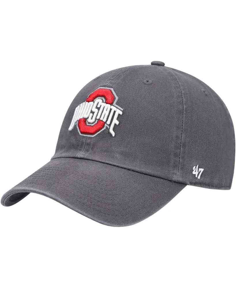 47 Brand Men's '47 Brand Charcoal Ohio State Buckeyes Clean Up Adjustable  Hat