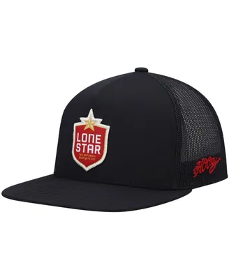Men's Hooey Black Lone Star Trucker Snapback Hat