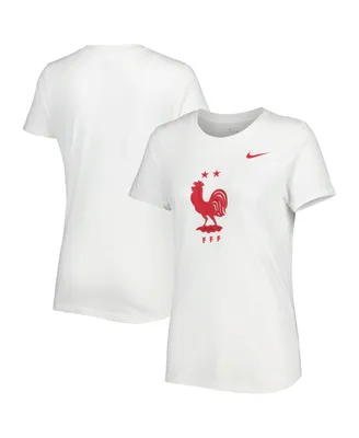 Women's Nike White France National Team Club Crest T-shirt