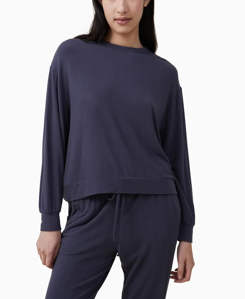 Cotton On Women's Super Soft Long Sleeve Crew Neck Top