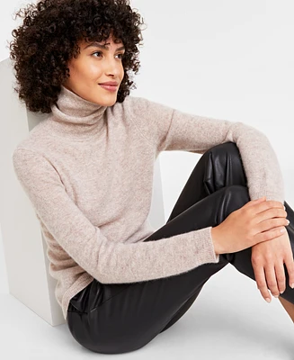 Charter Club Women's 100% Cashmere Turtleneck Sweater, Created for Macys