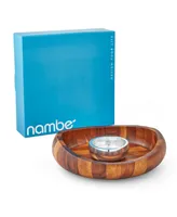 Nambe Butterfly Chip and Dip