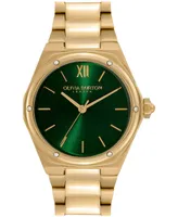 Olivia Burton Women's Sports Luxe Hexa Ion Plated Gold-Tone Steel Watch 33mm