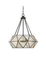 Savoy House Tartan 5-Light Pendant in Oiled Burnished Bronze