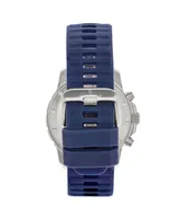 Nautis Men Caspian Rubber Watch - Navy, 45mm