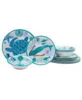 Certified Serene Seas Melamine Dinnerware Collection