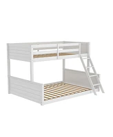 Hillsdale By Living Essentials Wood Capri Twin Over Full Bunk Bed